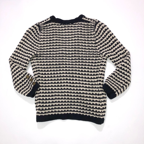 LOFT Textural Stitch 3/4 Sleeve Sweater Jacket - Picture 3 of 6